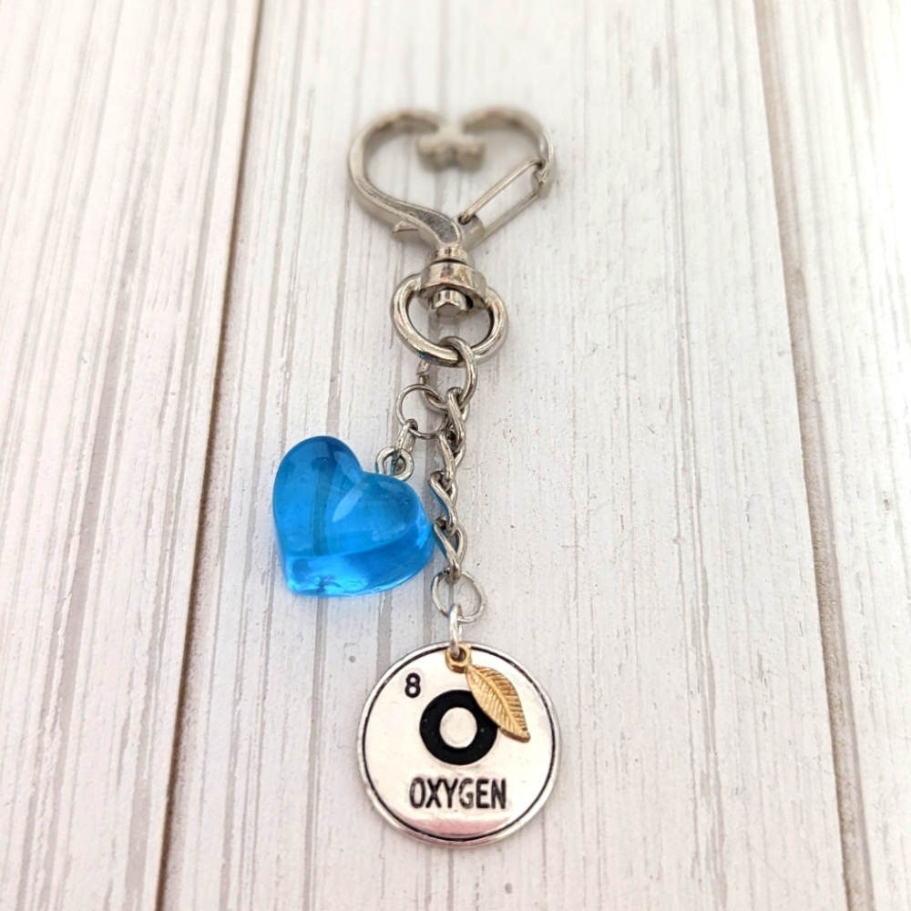 Oxygen element keychain